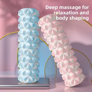 Eco Friendly Yoga Pilates Durable Gym Fitness Foam Roller Custom Logo Hollow Eva Foam Muscle Roller OEM Roller