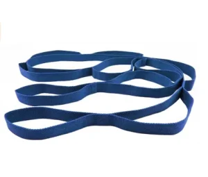 Eco-Friendly Yoga Stretch Strap with 10 Loops Double-Sided Hook and Loop