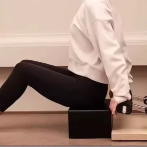 Eco Leather Pilates Moon Box Cushion for Yoga Stretching