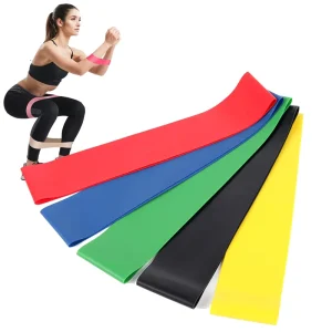 Eco-friendly Fitness Color TPE Mini Ring Resistance Band Yoga & Pilates Exercise Band for Adults