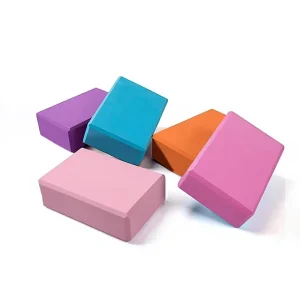 Eco-friendly High-Density EVA Solid Color Yoga Block for Beginners Model RK-773 Yoga Exercise and Dance Aid