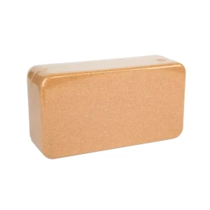 Eco friendly High Density Solid Yoga Brick 4x6x9 Inch Custom Logo Cork Yoga Blocks