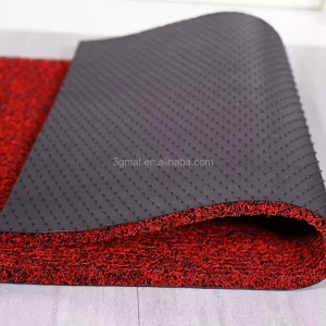 Eco-friendly Modern PVC Coil Door Mat & Car Mat Fireproof Anti-slip Backing Extra Thick Home Use