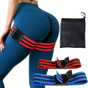 Efficient Muscle Building Fitness Exercise Bands Easy Buckle Blood Flow Restriction Training Loop Spandex Elastic