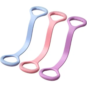 Eight-Shaped Resistance Band, Elastic Exercise Belt for Shoulder and Back, Home Yoga Workouts, Women’s Fitness Stretch