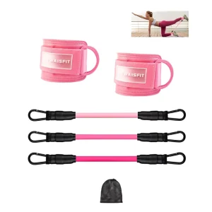 Elastic Ankle Resistance Bands for Agility, Glute, and Home Workouts