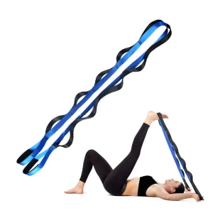 Elastic Back and Shoulder Training Band Yoga Stretching Tension Rope for Fitness Exercise and Flexibility Workouts