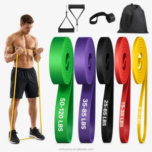 Elastic Band Assisted Pull Ups Pull up Using Resistance Bands Pull up Resistance Bands Pull up Rubber Band Assisted OEM