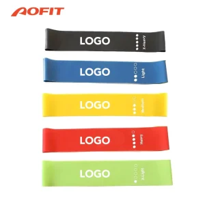 Elastic Booty Fitness Workout Exercise TPE Hip Bands Resistance Bands Set Loop Bands Yoga Gym for Sports