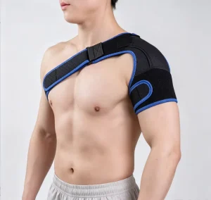 Elastic Breathable Adjustable Double-Layer Shoulder Brace for Daily Training