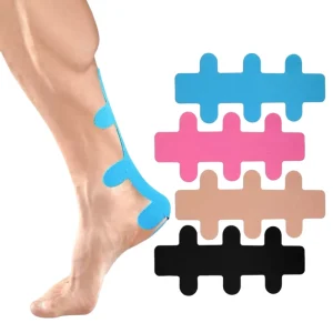Elastic Cotton Kinesiology Tape with Acrylic Adhesive for Ankle Support