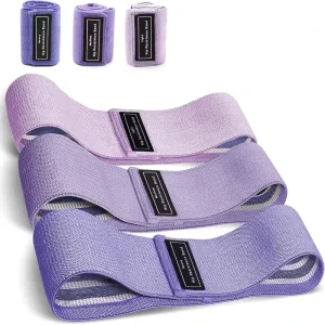 Elastic Cotton Resistance Bands for Fitness Workout and Exercise Training
