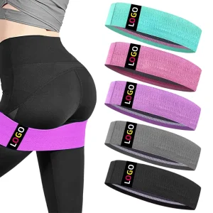 Elastic Hip Circle Loop Resistance Band Set for Fitness and Pilates
