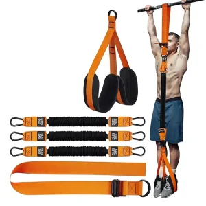 Elastic Latex Pull Up Booster Belt Indoor Fitness Sports Horizontal Bar Auxiliary Tension Rope Device for Exercise Bands
