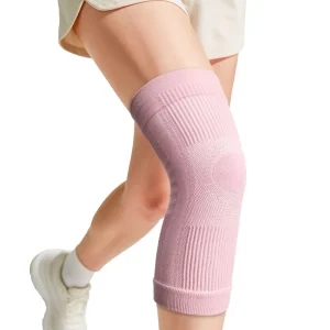 Elastic Lightweight Breathable Soft Nylon-Spandex Unisex Knee Support for Mild Swelling