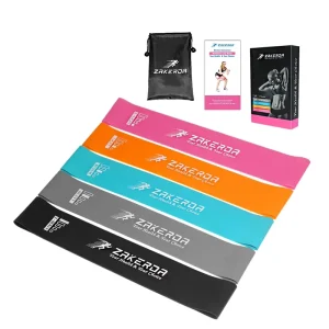 Elastic Loop Latex Resistance Band Set 5-Level for Yoga Gym Home Workout