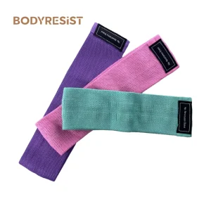 Elastic Loop Workout Resistance Fabric Bands Set