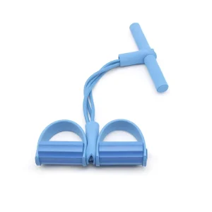 Elastic Pedal Resistance Band Yoga Tension Rope with Hand Grips for Pull Exercises
