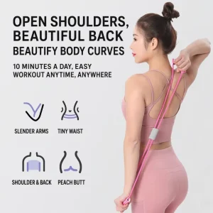 Elastic Resistance Band for Home Gym, Yoga, and Full Body Training
