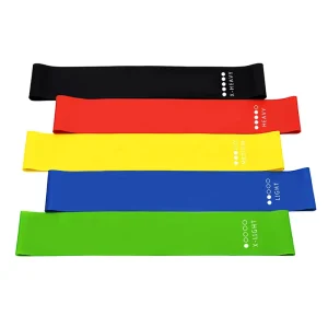 Elastic Resistance Loop Bands for Strength Training and Physical Therapy