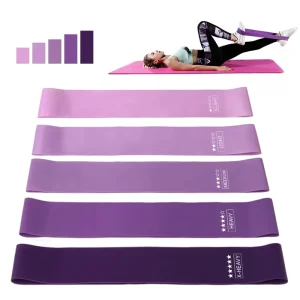 Elastic Rubber Resistance Bands for Fitness Workout and Strength Training
