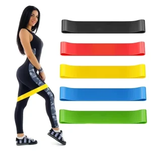 Elastic TPE Mini Loop Resistance Bands Set for Workout
