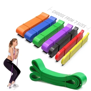 Elastic TPE Resistance Band Set, Yoga Loop and Long Hip Band