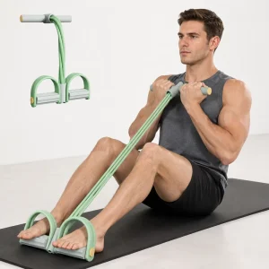 Elastic Yoga Portable Resistance Band with Handles Set