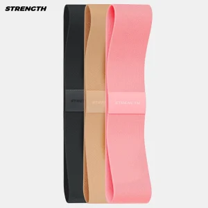 Elastic Yoga Resistance Band for Hip and Booty Lifting, Squat and Stretch, 60/90/120 lb Strength