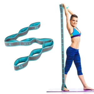 Elastic Yoga Tension Straps & Ropes Stretch Band for Ballet Leg Dance Pilates Gymnastics for Yoga Pilates Stretching Exercises
