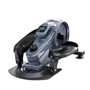 Electric Adjustable Elliptical Pedal Exerciser and Stepper for Home Fitness