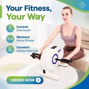 Electric Arm and Leg Rehabilitation Pedal Exerciser for Disabled