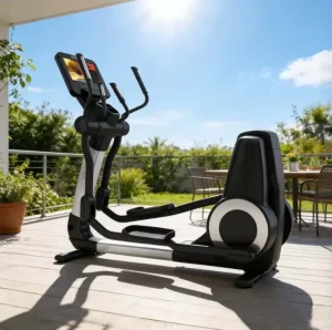 Electric Cardio Training Gym Equipment Wheel Orbitrack Standing Exercise Bike Commercial Elliptical Machine Fixed