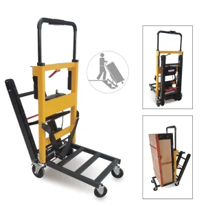 Electric Cargo Stair Climber Trolley Heavy-Duty Material Handling Crawler Cart for Warehouse Logistics