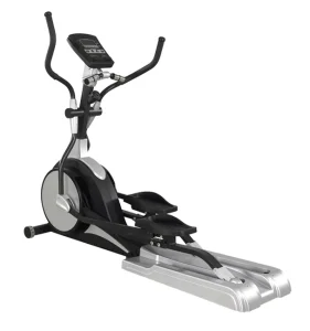 Electric Elliptical Machine Heavy Duty Silent Fitness Gym Commercial Aerobics Equipment LED Display 250kg Capacity