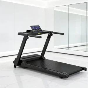 Electric Folding Treadmill with 7.5 HP AC Motor Ultra Quiet Operation LED Display Home Cardio Exercise Machine