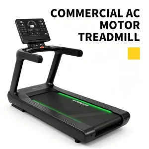 Electric Gym Jogging Trainer AC Motor 0-20% Incline 180KG Max Weight Wide Running Deck LED Display Commercial