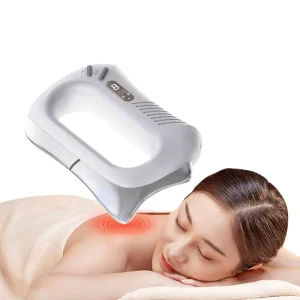 Electric Heat Muscle Stimulator with Scraping Fascia Microcurrent for Gua Sha Massage