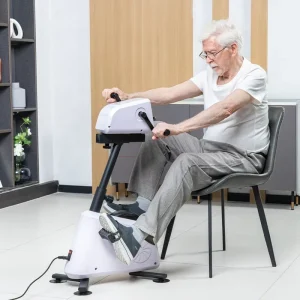 Electric Motorized Adjustable Steel Portable Physical Therapy Pedal Exerciser for Elderly
