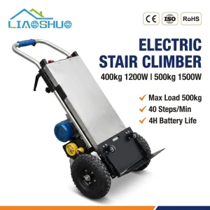Electric Motorized Stair Climbing Hand Truck Battery Powered Heavy Duty Stair Mover for Warehouse