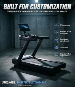Electric Multifunctional Cardio Walking Machine with Sloped Function