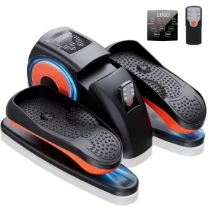 Electric Portable Under-Desk Magnetic Pedal Exerciser with LCD Display for Seniors