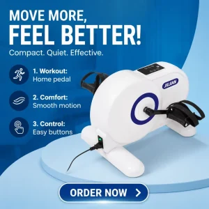 Electric Rehabilitation Foot Pedal Exerciser for Elderly and Disabled