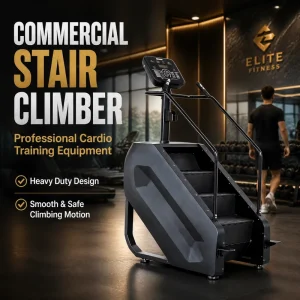 Electric Stair Climber Durable Plastic & Steel Construction Universal Use Home Gym Cardio Equipment
