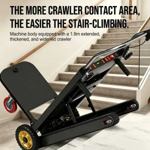Electric Stair Climber Hand Trolley Machine Stair Climbing Hand Truck Transfer Goods up and Down the Stairs