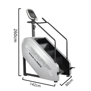 Electric Stair Climber Machine, Large, Aerobic Training Fitness Equipment, Commercial All-Wheel Drive
