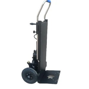 Electric Stair Climbing Hand Truck 400kg Load 48V10AH Lithium Battery Portable Stair Climber Trolley for Goods Transportation