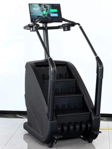 Electric Stair Master Stair Climber Fitness Machine with Screen Projection for Full Body Workouts Adjustable & Durable