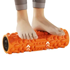 Electric Vibrating Yoga Column Foam Roller for Fitness, Massage, and Muscle Stretching
