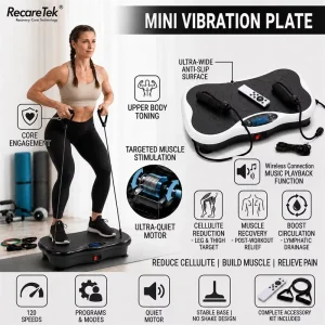 Electric Vibration Plate Exercise Machine Home Fitness Platform